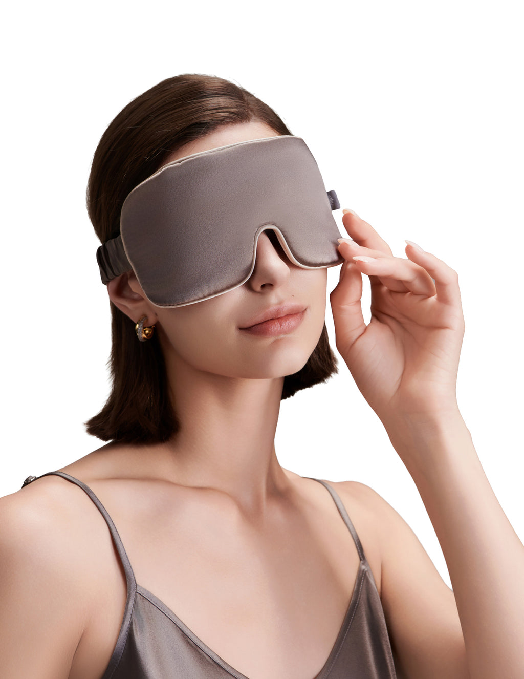 Luxurious 100% Mulberry Silk Sleep Eye Mask Double-sided Color