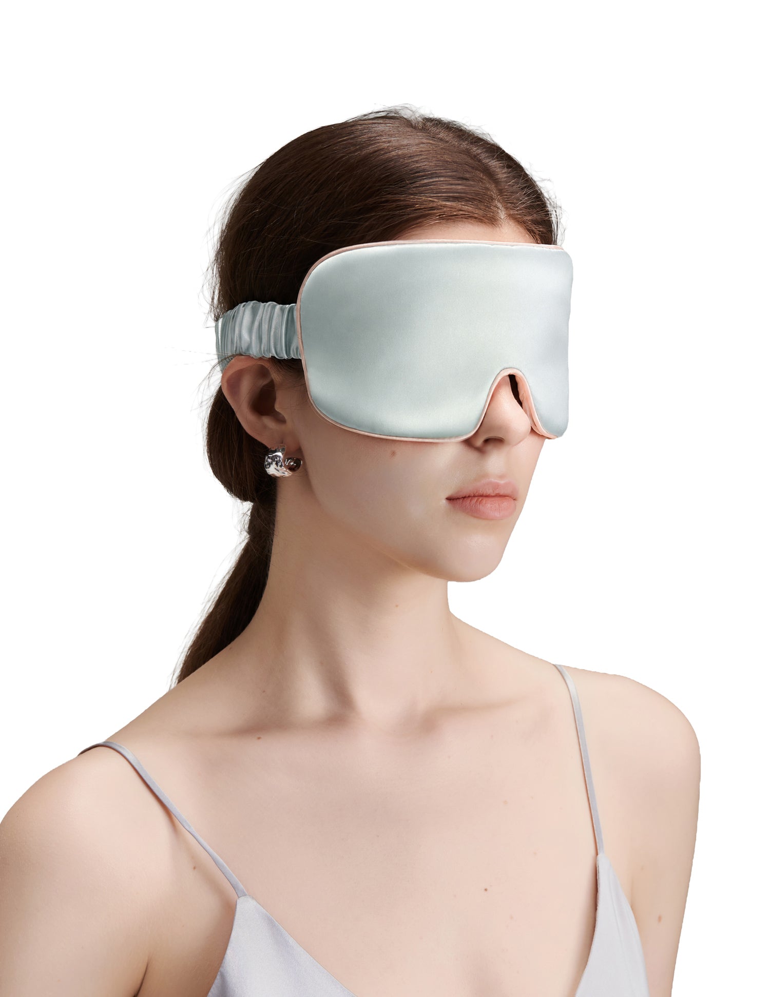 Luxurious 100% Mulberry Silk Sleep Eye Mask Double-sided Color