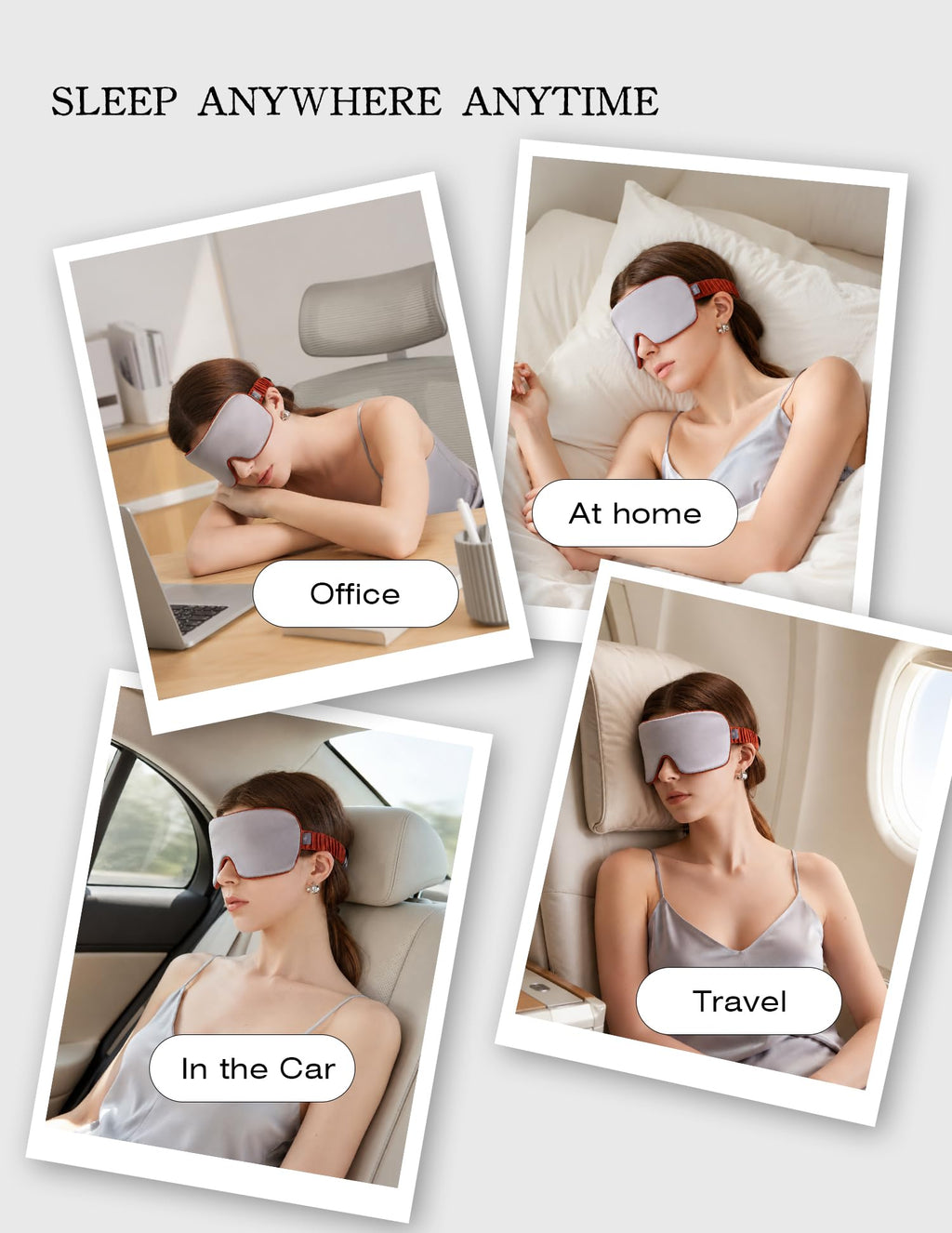 Luxurious 100% Mulberry Silk Sleep Eye Mask Double-sided Color
